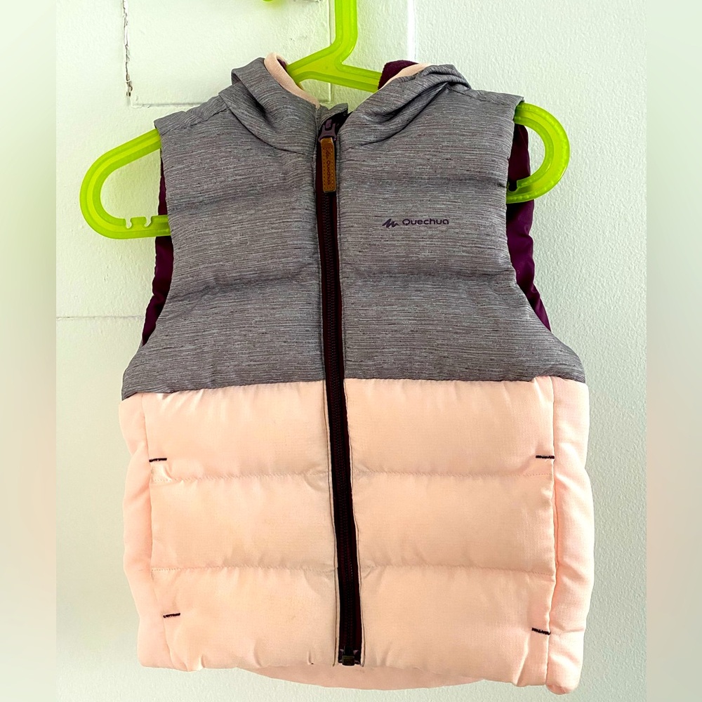 Salmon Pink Toddler Warm Vest (2year old)